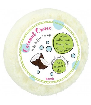 Coconut Creme Body Buffer Sponge